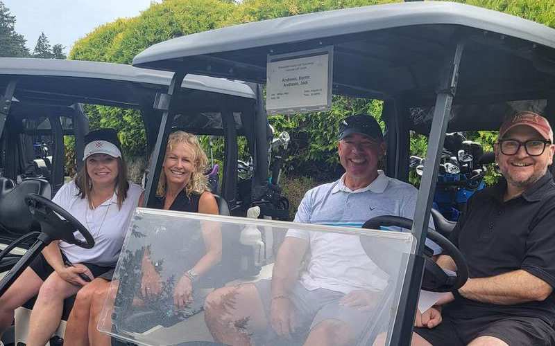 fun at Oceanside Hospice Golf Tournament